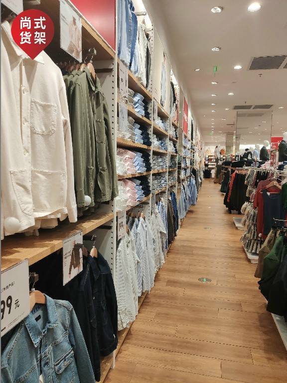 优衣库货架KM货架道具供应卡门男装(图1)