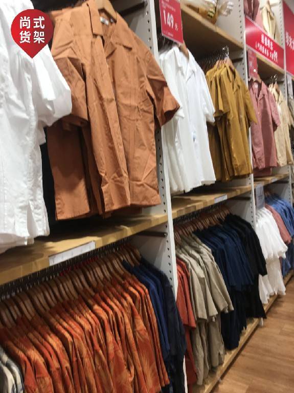 优衣库货架KM货架道具供应卡门男装(图2)