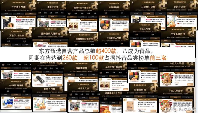 东方甄选成抖音唯一销量破1亿单的品牌直播和货架模式并驾齐驱(图3)