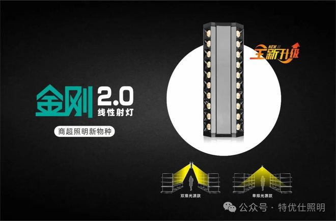 kaiyun开云电竞:六年打磨！特优仕照明金刚系列货架灯进化之路(图4)