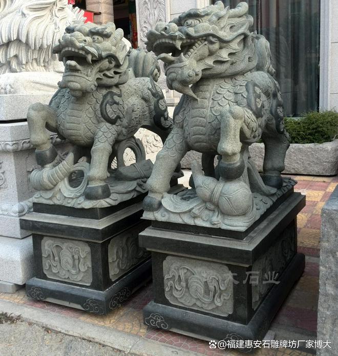 开云电竞网站:石雕麒麟在乡村建筑中的风格(图3)