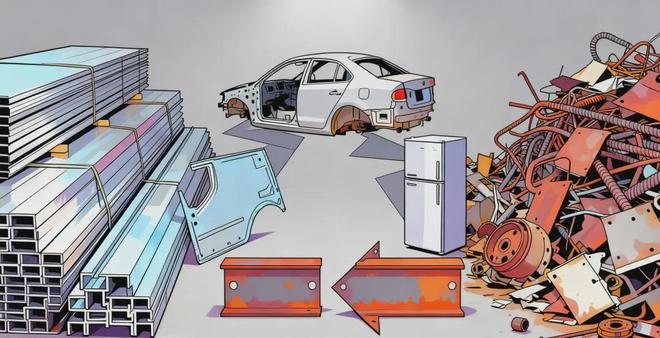 kaiyun开云电竞:为啥钢材也要用“二手”的？废钢显眼包申请出战！(图4)