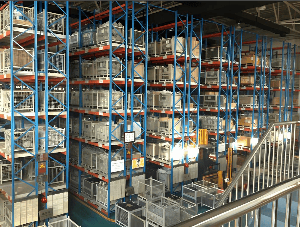 开云电竞app:双深位货架窄巷道重型货架适合什么货物使用？(图1)