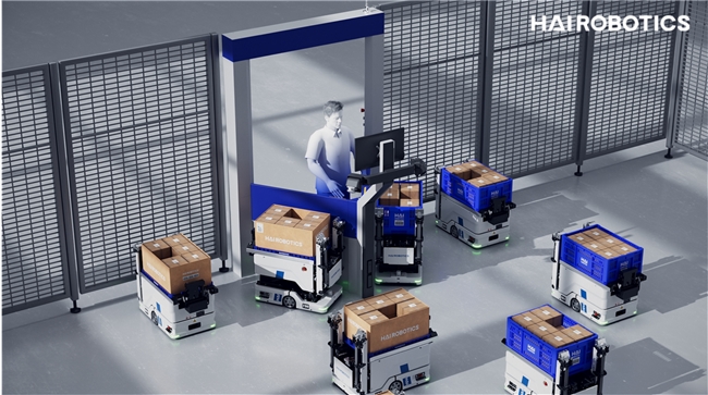 海柔创新升级闪攀系统：超开云电竞密存储+强兼容满足多行业复杂仓储需求(图3)