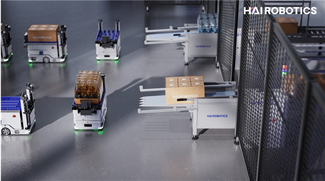 海柔创新升级闪攀系统：超开云电竞密存储+强兼容满足多行业复杂仓储需求(图4)